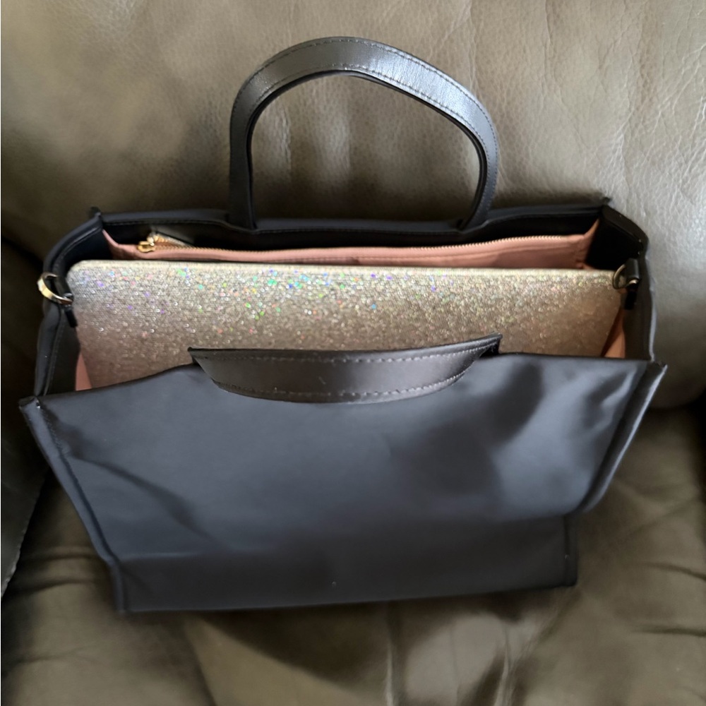 KATE SPADE Black Structured Tote Bag - Picture 5 of 7